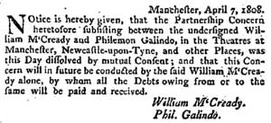 Philemon Macready partnership